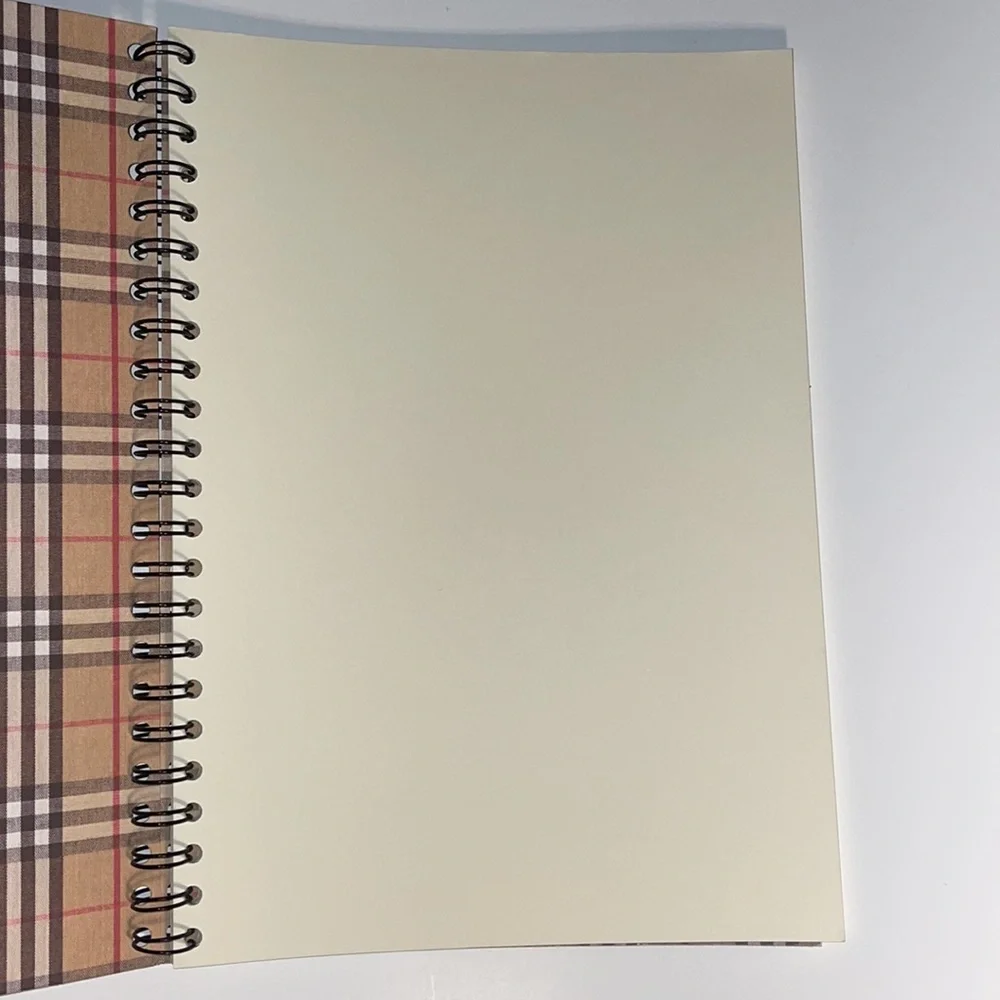 Plaid spiral notebook-unlined (With $15min puchase) - Picture 2 of 2